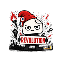 ztikix freedom protest revolution activism Sticker