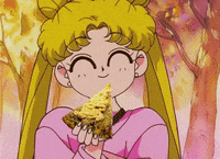 Sailor Moon Eating GIF