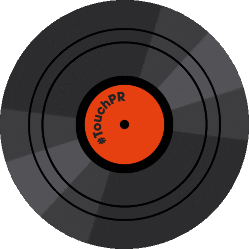 touchprandevents music retro play vinyl Sticker