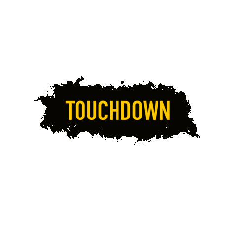 MunichCowboys football touchdown american football blackandyellow Sticker