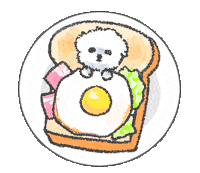 Dog Lunch Sticker