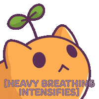 Cat Panting Sticker by Castaways