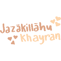 Jazakallah Thank You Sticker
