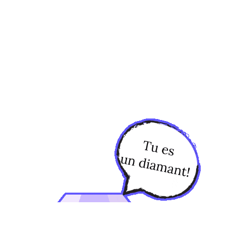 Diamant Sticker by Defilenpierrech