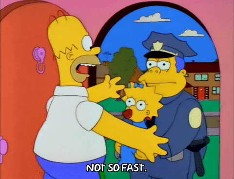 Excited Season 3 GIF by The Simpsons