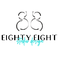 EightyEightDesign graphicdesign 88 designstudio eightyeight Sticker