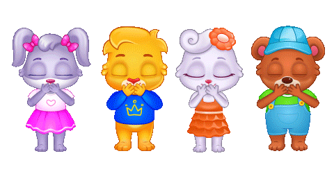 In Love Kiss Sticker by Lucas and Friends by RV AppStudios