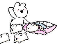 Happy うさぎ Sticker by すこぶる動くウサギ