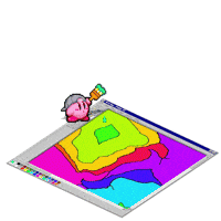 Colors Splat GIF by PERFECTL00P