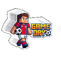 Game Day Football Sticker