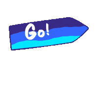 Lets Go Sticker by Stych
