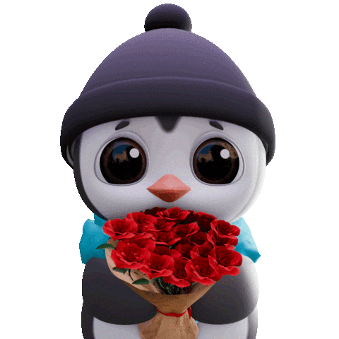 I Love You 3D Sticker by Pengu