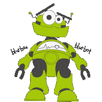 Blurbox blurbox blurbot Sticker