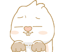 Bunny 看 Sticker by EVANS艾特兔