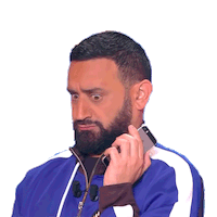 happy cyril hanouna Sticker by C8