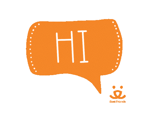 Heart Hello Sticker by Best Friends Animal Society