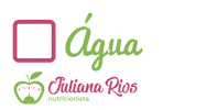 Agua Nutricao Sticker by Juliana Rios Nutri