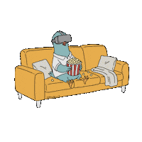 Virtual Reality Popcorn Sticker