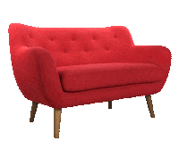 Couch Sofa Sticker by Feshemebel