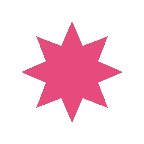 Pink Star Sticker by bboxforkids