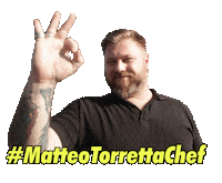 MatteoTorretta king chef pasta milano Sticker