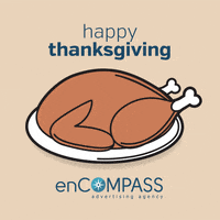 Thanksgiving Turkey GIF by enCOMPASS