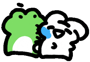 Frogman Sticker by Annafish