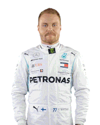 Valtteri Bottas Applause Sticker by Mercedes-AMG Petronas Motorsport