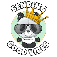 Good Vibes Love Sticker by PandaPals
