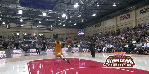 dunk contest 2018 GIF by Dunkin’ Donuts