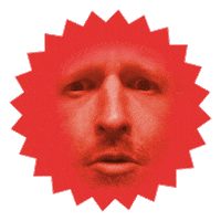 Leihlager angry red star nah Sticker