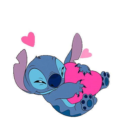disneystyletw giphyupload love dog blue Sticker