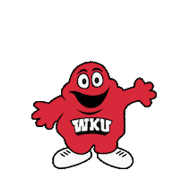 Happy Big Red Sticker by Western Kentucky University