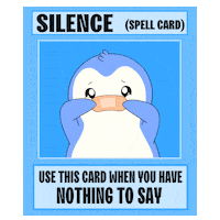 Nothing To Say No Sticker by Pudgy Penguins