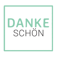 Danke Schön Thank You Sticker by minipresents