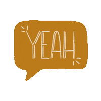 Lybstes happy yeah bubble speechbubble Sticker