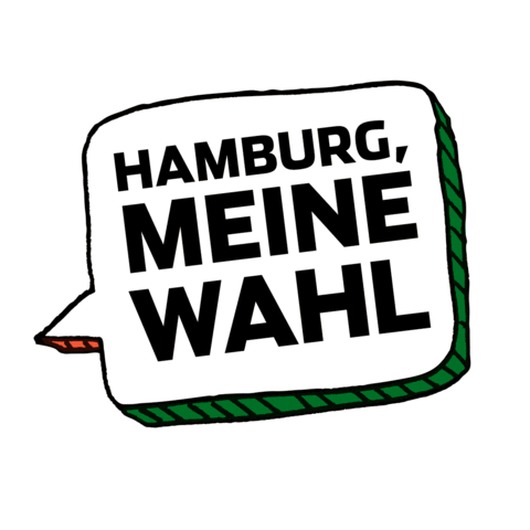 HamburgerAbendblatt giphyupload hamburg wahl wahlen Sticker