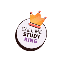 studytogether king study together studytogether study role Sticker
