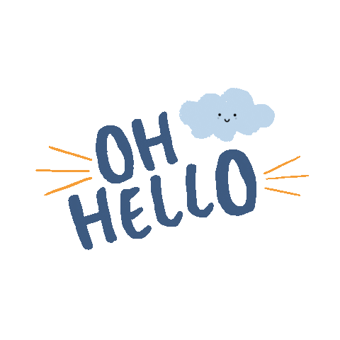 cloudstudio hello welcome cloud oh hello Sticker
