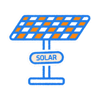 KFEM parking solarpanel 주차장 태양광 Sticker