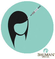 baumanmedical hair blood vampire rich Sticker