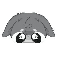 Sad Wolf Sticker