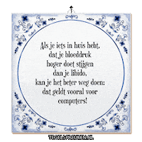 Humor Stress Sticker by Tegelspreuken.nl