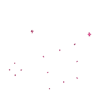 Pink Star Sticker by haenaillust