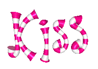 Typography Kiss Sticker by Omer Studios