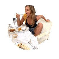 EleonoraSrugoDouglassElliman real estate hungry eating eat Sticker