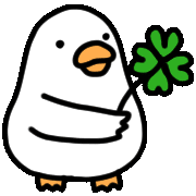 Weishasha duck lucky bless weishasha Sticker