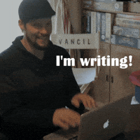 Writing Write GIF by Cabin 9 Films