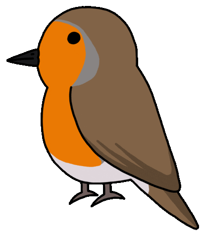 Cartoon Bird Sticker