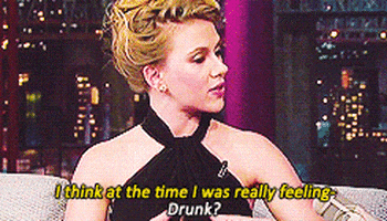 drunk scarlett johannson GIF